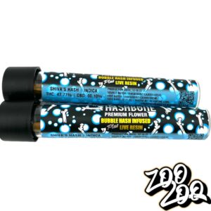 The Hashbone 1.2g BUBBLE HASH infused with LIVE RESIN Pre-Rolls **SHIVAS HASH** (indica)