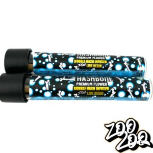 The Hashbone 1.2g BUBBLE HASH infused with LIVE RESIN Pre-Rolls **AFGHANI HASH** (indica)