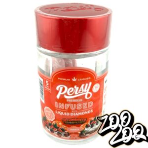Persy 5 Pack Pre-Rolls Infused with Liquid Diamonds & Kief **STRAWBERRY SHORTCAKE** (indica)
