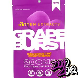 Mitten Extract 200mg Gummies **GRAPE BURST**