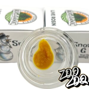 Craft Cannabis Rollganic 1g LIVE ROSIN **SNOW G** (86.1%)