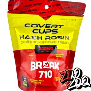 Covert Cups HASH ROSIN 200Mg Chocolate Treats **BREAK 710**