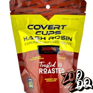 Covert Cups HASH ROSIN 200Mg Chocolate Treats **TOASTED & ROASTED**