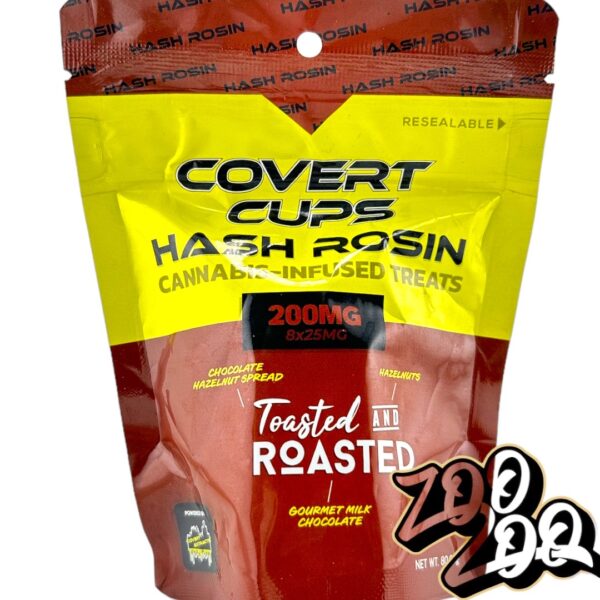 Covert Cups HASH ROSIN 200Mg Chocolate Treats **TOASTED & ROASTED**