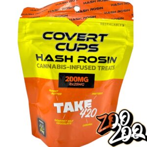 Covert Cups HASH ROSIN 200Mg Chocolate Treats **TAKE 420**