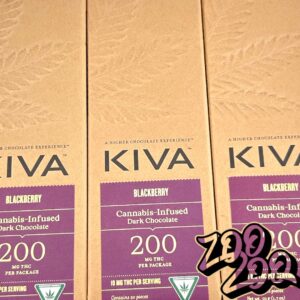 Kiva 200mg Chocolate Bars **BLACK BERRY**