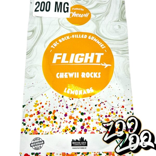 Flight Chewii Rocks 200mg Nerd Gummies **LEMONADE**