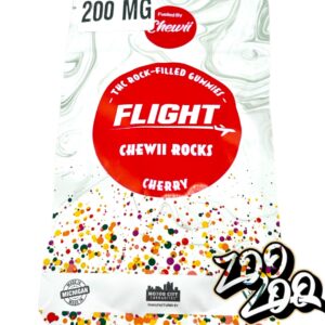 Flight Chewii Rocks 200mg Nerd Gummies **CHERRY**