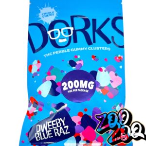 Dorks 200mg Nerd Gummies **DWEEBY BLUE RAZZ** (sativa)