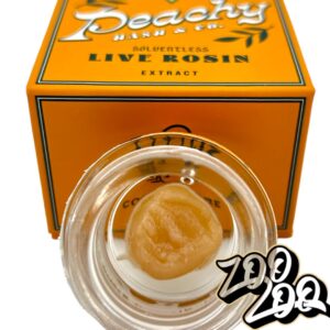 Peachy Hash & Co. 1g Solventless LIVE ROSIN **CHERRY PALOMA** 85.28% (2g/$80)