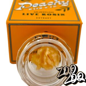 Peachy Hash & Co. 1g Solventless LIVE ROSIN **GREASE BUCKET #1** 86.68% (2g/$80)