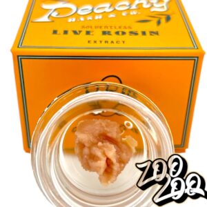 Peachy Hash & Co. 1g Solventless LIVE ROSIN **SUB ZERO** 84.89% (2g/$80)