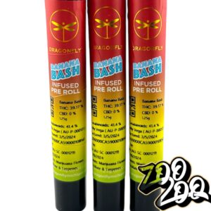 Dragonfly (1.25g) Infused Pre-Roll **BANANA BASH** 39.17%