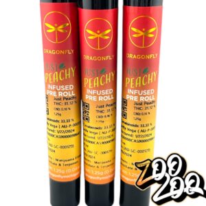 Dragonfly (1.25g) Infused Pre-Roll **JUST PEACHY** 33.33%