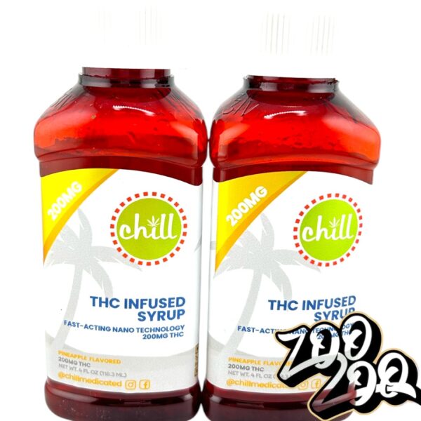 Chill Medicated 200mg Syrup **PINEAPPLE**