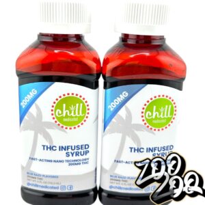 Chill Medicated 200mg Syrup **BLUE RAZZ**