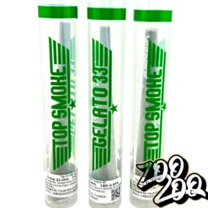 Top Smoke 1g Pre-Rolls **GELATO 33** 24.14%