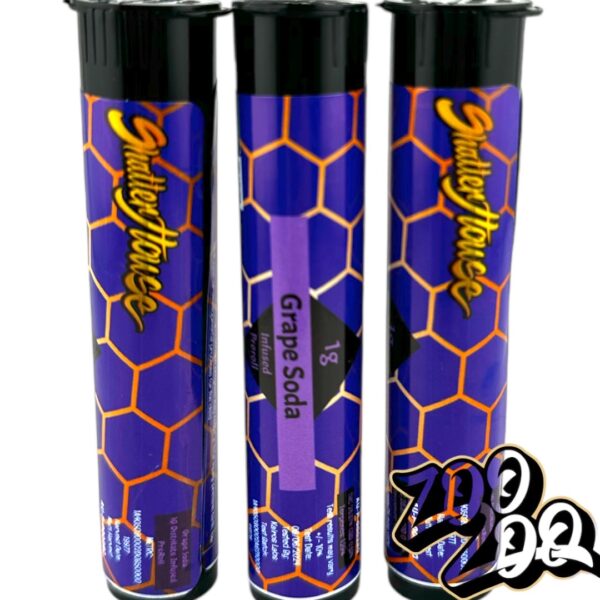 Shatter House 1g Distillate Infused Pre-Rolls **GRAPE SODA** 28.37%