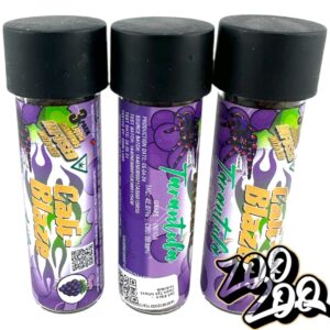 Cali Blaze Tarantula 3Pack Pre-Rolls 2/$50 infused w Liquid Diamonds & Kief **GRAPE** (I) 42.07%