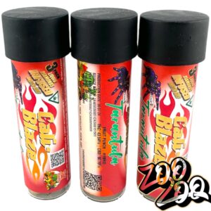 Cali Blaze Tarantula 3Pack Pre-Rolls 2/$50 infused w Liquid Diamonds & Kief **FRUIT PUNCH** (H) 43.54%