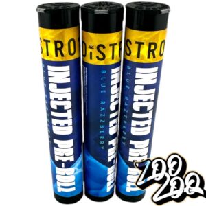 Distro 10 Injected 1.2g Pre-Rolls **BLUE RAZZBERRY** 40.6%