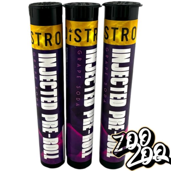 Distro 10 Injected 1.2g Pre-Rolls **GRAPE SODA** 46.02%