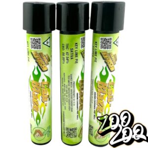 Cali Blaze 1.2g Pre-Rolls Infused w/ Liquid Diamonds **KEY LIME PIE** (S) 46.43%