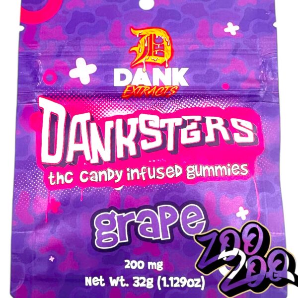 Dank Extracts 200mg Nerd Gummies **GRAPE**