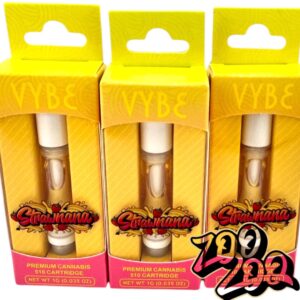 Vybe (1g) 510 Thread Cartridges **STRAWNANA**  (10/$50)