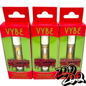 Vybe (1g) 510 Thread Cartridges **WATERMELON BURST**  (10/$50)