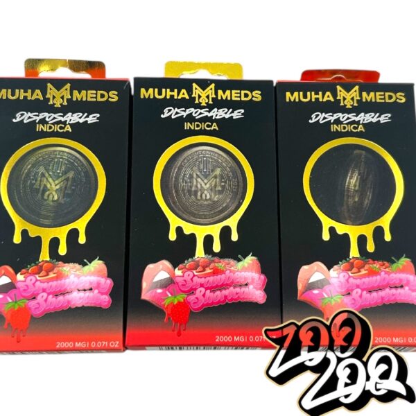 Muha Meds 2g Disposables **STRAWBERRY SHORTCAKE** (indica)