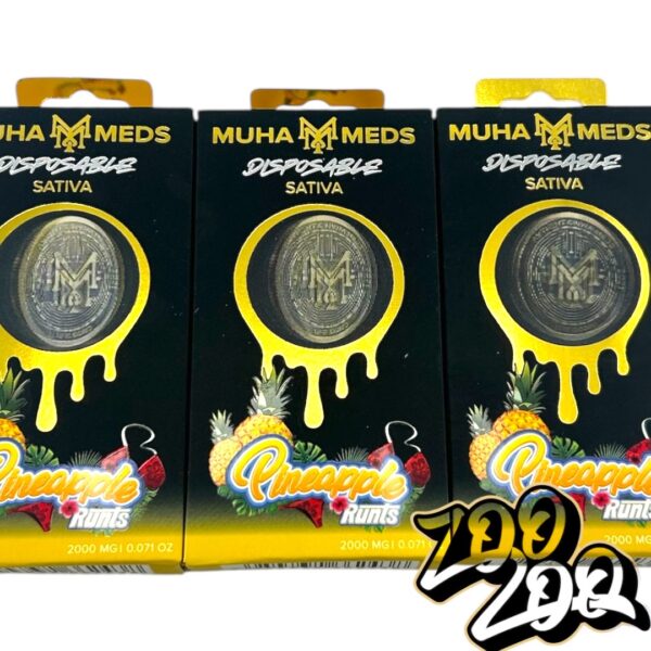 Muha Meds 2g Disposables **PINEAPPLE RUNTZ** (sativa)