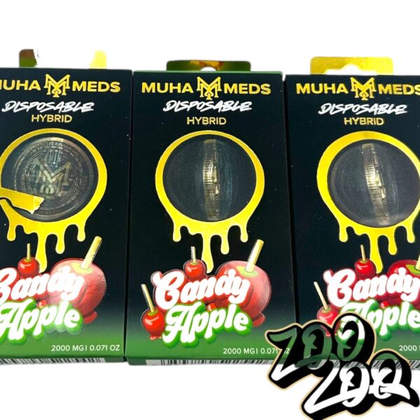 Muha Meds 2g Disposables **CANDY APPLE** (hybrid)