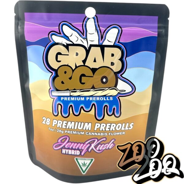 Grab & Go 1Oz Pre-Roll Pack **JENNY KUSH** (28 Pre-Rolls/1g Each) (2/$70)