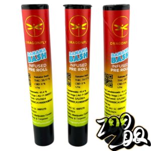 Dragonfly (1.25g) Infused Pre-Roll **BANANA BASH** 39.17%