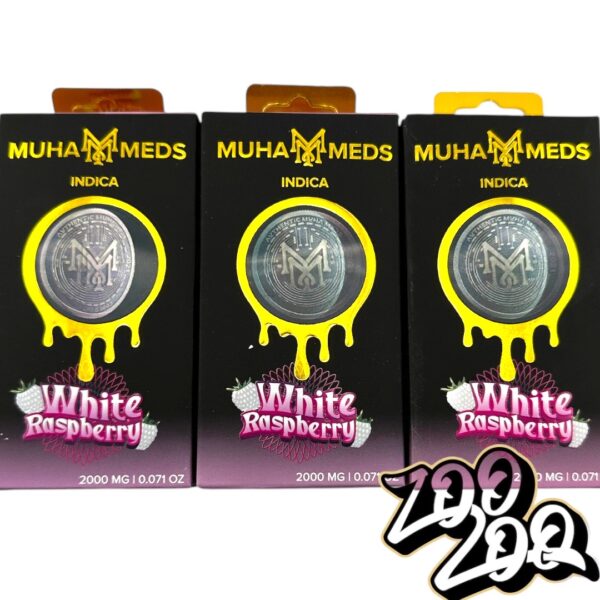 Muha Meds 2g Disposables **WHITE RASPBERRY** (indica)