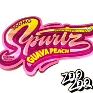 Spurtz 200mg HASH ROSIN Gummies **GUAVA PEACH**