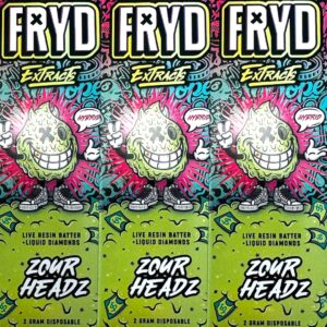 Fryd Extracts 2g Disposable with Live Resin Batter & Liquid Diamonds **ZOUR HEADZ**