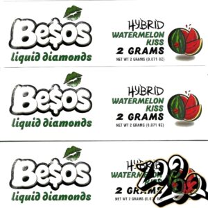 Besos 2g Liquid Diamond Disposables **WATERMELON KISS** (H)