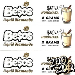 Besos 2g Liquid Diamond Disposables **HORCHATA** (S)