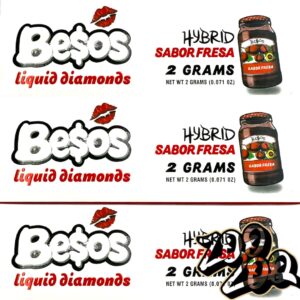 Besos 2g Liquid Diamond Disposables **SABOR FRESA** (H)