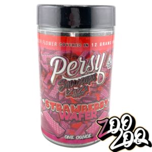 Persy Snowcaps 28g THCA Diamond Infused Flower  **STRAWBERRY WAFER**